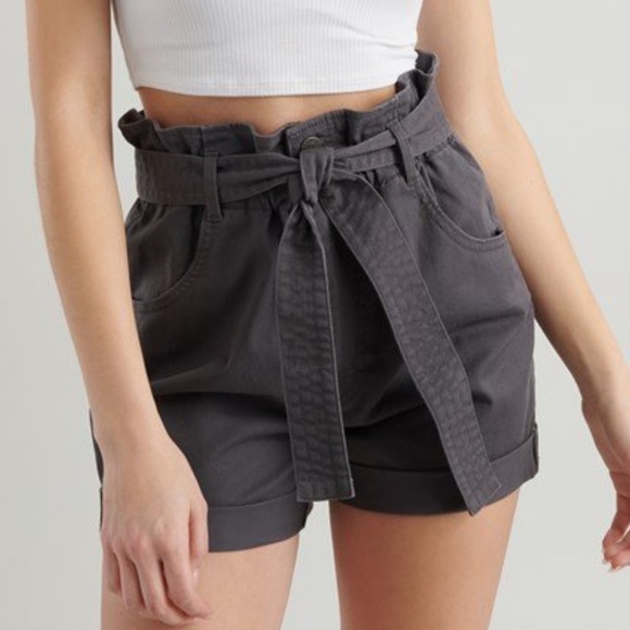 *GARAGE* “Emma Shorts” Washed Black Shorts - Picture 2 of 7